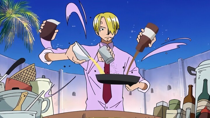 Sanji Cooks for 9 Minutes Straight