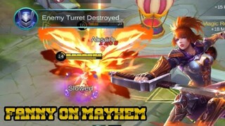 FANNY AGGRESSIVE ON MAYHEM MODE | DOPE GAMING