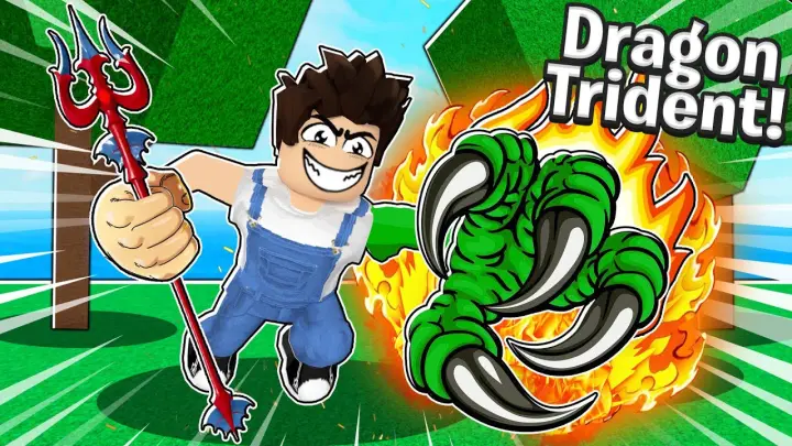 THIS TRIDENT GIVES YOU DRAGON POWERS! Roblox Blox Fruits
