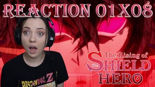 The Rising of the Shield Hero S1 E8 -"Curse Shield" Reaction