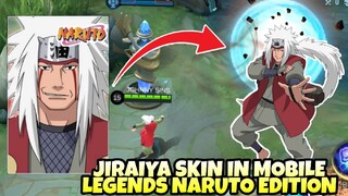 NARUTO SHIPPUDEN JIRAIYA SKIN IN MOBILE LEGENDS