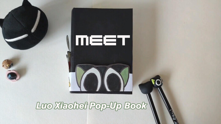 A pop-up book featuring Luoxiaohei