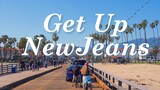 Benamkan diri Anda dalam mendengarkan NewJeans-[Get Up full album] Mengemudi di pantai di California