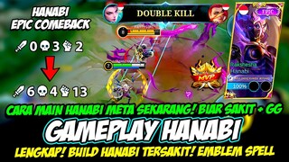 CARA MAIN HANABI PATCH TERBARU❗ BUILD HANABI TERSAKIT 2023❗ TUTORIAL & GAMEPLAY HANABI TOP GLOBAL