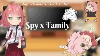 🍁Anya classmate react to Anya Forger🍁 //spy x family react// 🇧🇷PT-BR - ENG🇱🇷 (gacha club)