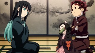 "Nezuko imitates Kasumashira and tilts her head, the synchronization rate is 1000%, she is really cu