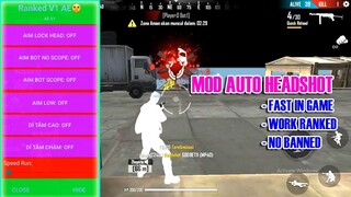 MOD MENU AUTO HEADSHOT FAST IN-GAME Khusus Buat RANKED Auto MASTER