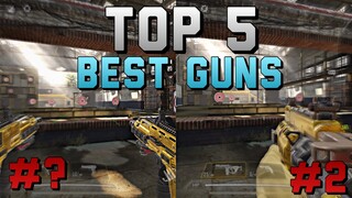 TOP 5 BEST GUNS in COD Mobile Season 12 (Official)