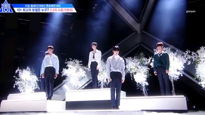 Produce X101 vocal category performance