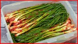 Kim Chi Hành Lá TĂNG CƯỜNG SỨC ĐỀ KHÁNG - Green Onion Kimchi is good for health【파 김치】