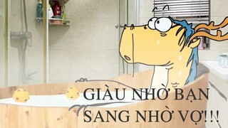 Bố Long nhờ vợ hơi nhiều nhé =)) Đông Đông bực ghê!!! #hài #meme