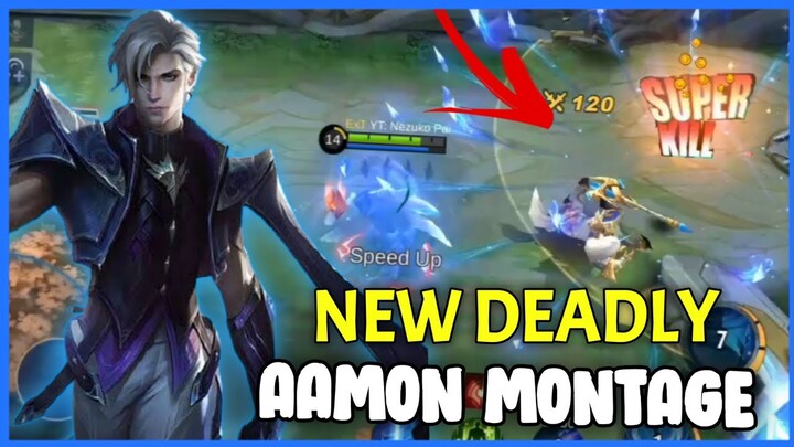 NEW DEADLY ASSASSIN IS HERE!! AAMON DUKE OF SHARDS MONTAGE || Mobile Legends