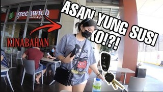 NAWALA NI GF YUNG SUSI NG SASAKYAN PRANK | VLOG47