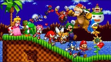 Mario and Sonic in Blue Inferno the Movie II