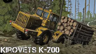 V-12 Turbo Kirovets K-700 | Mudrunner : The Island | Gameplay #10