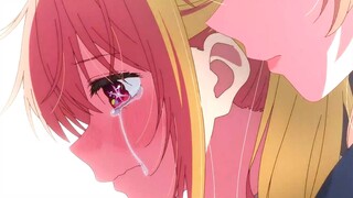 Ruby cries because she got rejected by Aqua