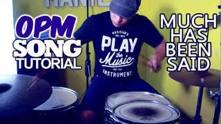 Much Has Been Said | OPM Drum Tutorial | Bamboo