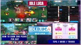 Idle Luca How to Earn 200 Pesos Per Day | Tips , Guide ( Tagalog )