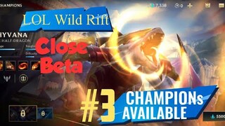 Champions Available in League of Legends Wild Rift - LOL Mobile