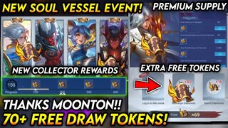 FREE SOUL VESSEL TOKEN EVENT!! CLAIM 70+ TOKENS FROM MOONTON (PHASE 1 & PHASE 2) - MLBB