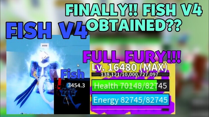 FISH V4 IS GOD?!! FISH V4 AWAKENING IS OVERPOWERED... ( Blox Fruits )