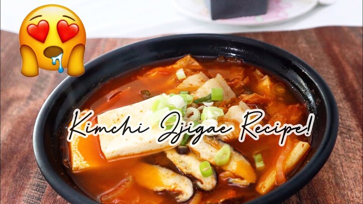 KIMCHI JJIGAE RECIPE | KIMCHI STEW