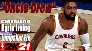 Kyrie Irving Jumpshot Re-Fix NBA2K21 with Side-by-Side Comparison / Cleveland Version Kyrie