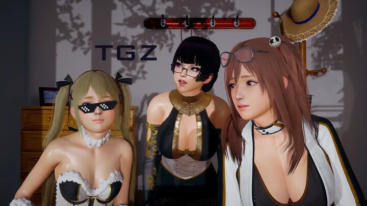 [MMD.3D]Tarian Konyol Tiga Gadis Seksi - Everybody