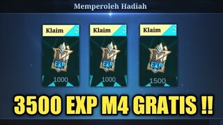 GRATIS!! 3500 EXP M4 TAMBAHAN CUMA LOGIN DOANG ! UNTUK AMBIL SKIN SPESIAL AULUS