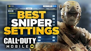 BEST Sniper Settings in Call of Duty Mobile (NO LAG) | COD Mobile Best Sensitivity