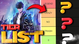 *UPDATED* SOLO LEVELING ARISE SSR TIER LIST!!!! (my personal early game tier list)