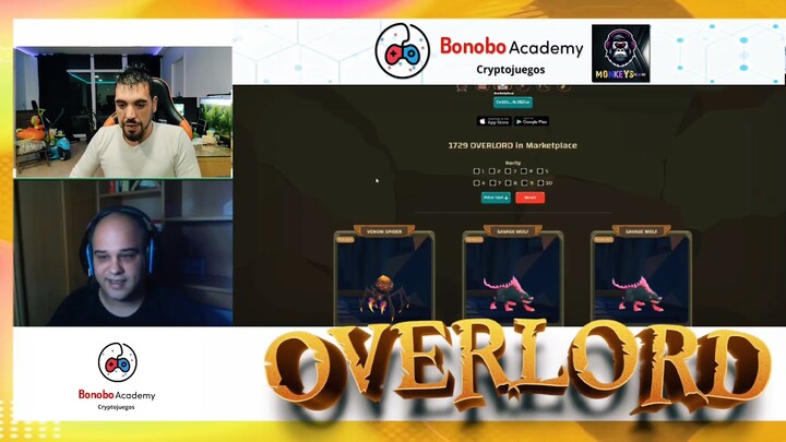 Como comenzar a jugar a Overlord NFT PVP. Capítulo 1