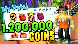 ⚡I SPENT OVER 1.000.000 COINS AND GOT THESE PETS😱 in Pet Simulator 2