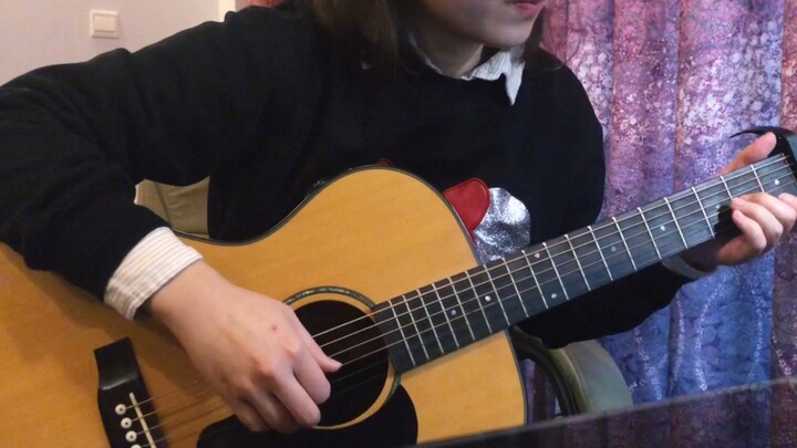 [Fingerstyle Guitar] Sa Ye merekam cinta indah Fei Cheng