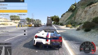 GTA 5 Mod Siêu Xe #2 Ngụa Hoang Ferrari 488 Mui Trần Hiếm Nhất Thế Giới Khó Nài