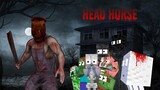 Monster School : HEADHORSE FUNNY HORROR CHALLENGE - Minecraft Animation