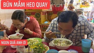 Bún Mắm Châu Đốc món ăn dân dã nổi tiếng Miền Tây dẫn em gái Sài Gòn Trang LTP đến cùng thưởng thức