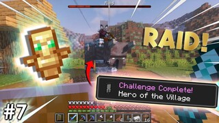 MELINDUNGI VILLAGER DARI RAID PILLAGER!! | MINECRAFT SURVIVAL #07