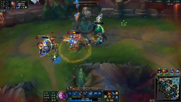 Kindred dạo đùa cùng chó sói của mình trong liên minh #game