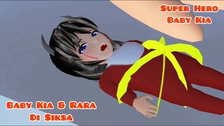 Super Hero Baby Kia | Baby Kia Disiksa Terjebak Party Halloween | Drama Sakura School Simulator