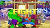 AN Mugen Request #1859: Hulk & Rocko VS Barney & Spider-Man