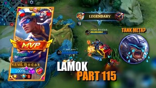 LAMOK PART 115 | BRUNO BEST BUILD AND EMBLEM SEASON 24 | Mobile Legends Bang Bang