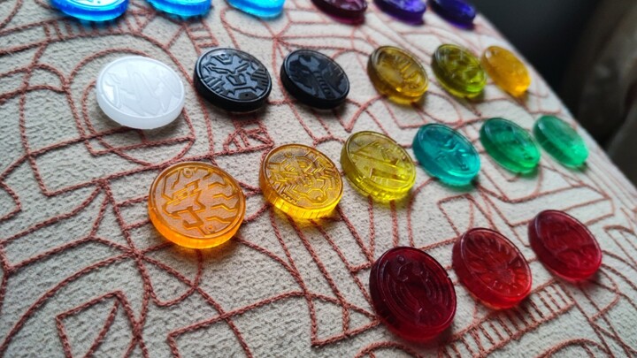 [Epoxy ooo coins] Kamen Rider Ozzy's seven groups together are too good-looking