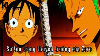 sự tôn trọng đối với thuyền trưởng của zoro