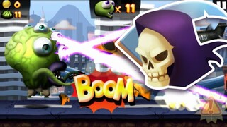 TIẾN HÓA NGƯỜI KHỔNG LỒ GIANT Z BẮN 3 TIA LASER NHƯ SIÊU NHÂN TRONG TỰA GAME ZOMBIE TSUNAMI THÀNH EJ