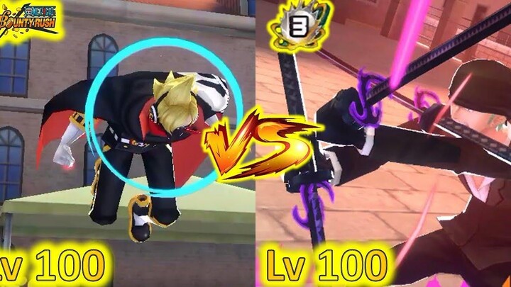 My Soba Mask ซันจิ vs บูสต์ 3 Dressrosa Zoro โดย @Gaming kami Fun Match One Piece Bounty Rush OPBR