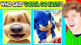 Can You Guess WHO SAID IT!? (POPPY PLAYTIME vs FNF vs Sonic.EXE!)