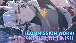 【Commission】VTuber Illustration【Timelapse】