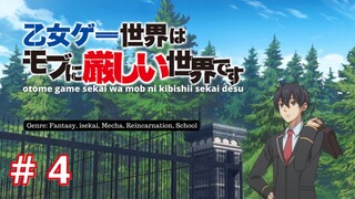 Otome Game Sekai wa Mob ni Kibishii Sekai desu episode 4 subtitle Indonesia