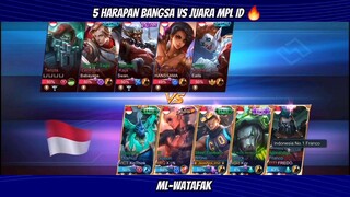 5 HARAPAN BANGSA VS JUARA MPL ID ❗❗❓😭🔥 part 2